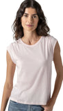 Shirred Shoulder Tee
