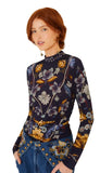 Golden Nature Jersey Blouse