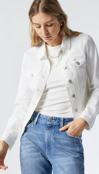 Samantha Denim Jacket - White