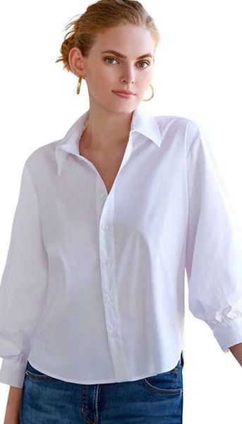 Cora Shirt Solid Silky Poplin