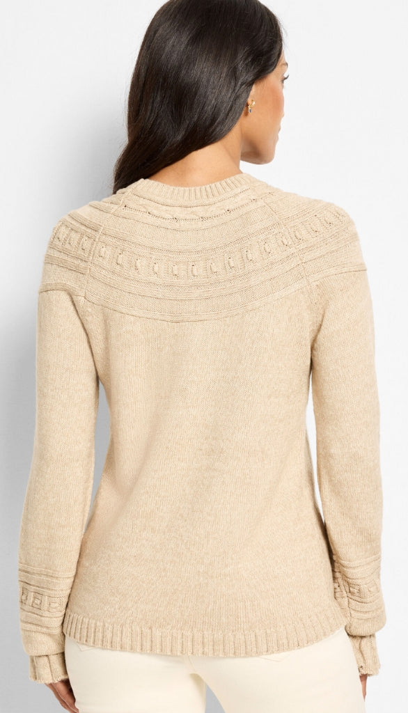 Textural Dot Cozy Sweater