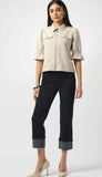Scuba Suede Cropped Jacket
