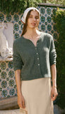 Medina Pointelle Cardigan