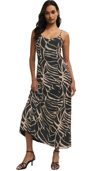 Charisma Tova Palm Midi Dress