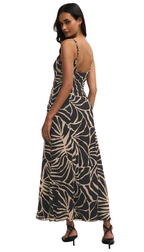 Charisma Tova Palm Midi Dress