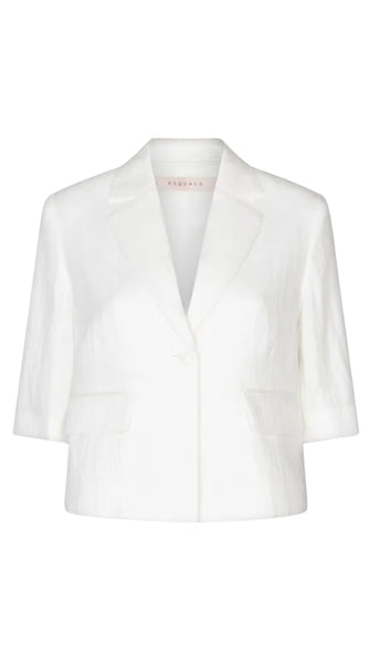 Cropped Crushed Blazer