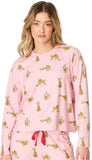 Long Sleeve Pj Top-Very Merry