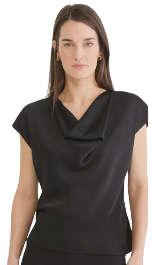 Drape Neck Day Gloss Tee