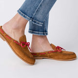Seas The Day Mule-Tan with Red