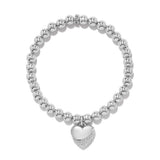 Meridian Petite Wave Heart - Silver