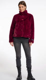 Single Breasted Fake Fur Jacket