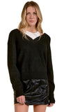 Deep V-Neck Sweater