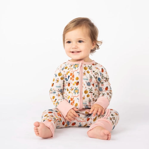 Garden Friends Convertible Romper 6-12M