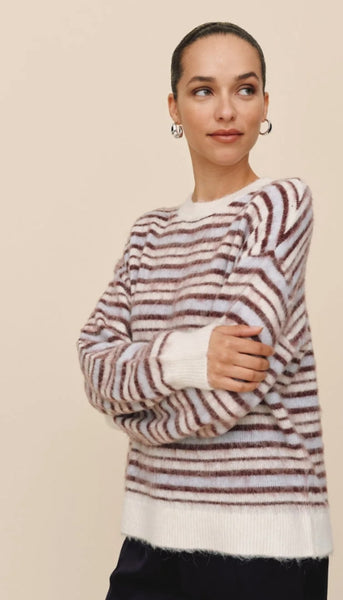 Striped Crew Neck Sweater