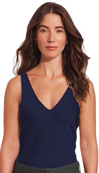Lace Trim Day Gloss Tank