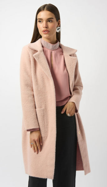 Faux Fur Sweater Coat
