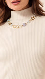 Sleeveless Funnel Neck Sweater