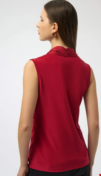 Satin & Silky Sleevless Wrap Top
