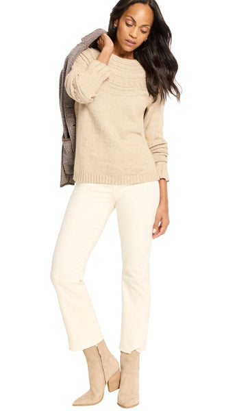 Textural Dot Cozy Sweater