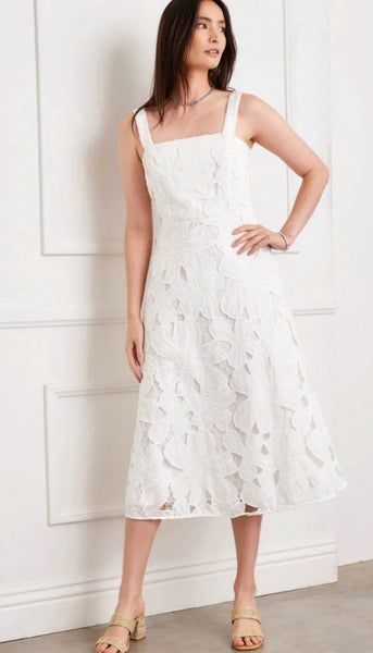 Embroidered Cut Out Sundress