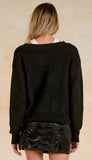 Deep V-Neck Sweater