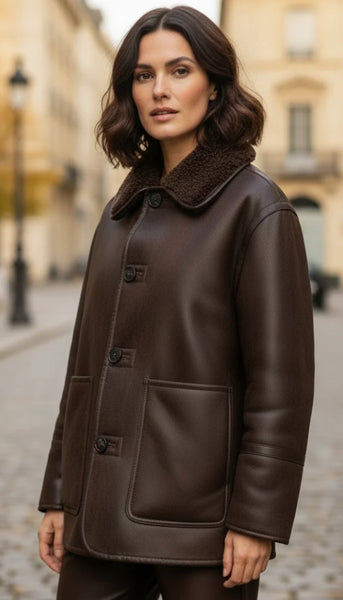Reversible Shearing Coat