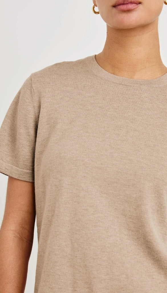 Cotton Cashmere Short Sleeve Tee