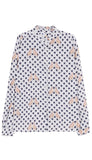 Blouse With Leopard & Star Print