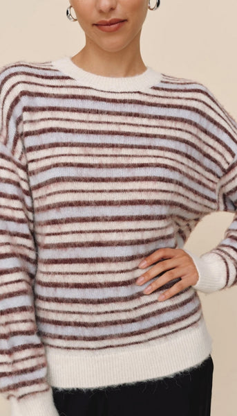 Striped Crew Neck Sweater