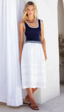 Thea Contrast Midi Dress