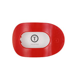 Medium Flat Round Clip-Rudolph Red