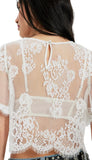 Lunar Ash Lace Top