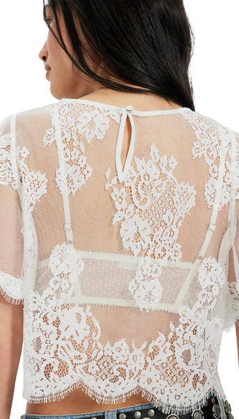 Lunar Ash Lace Top