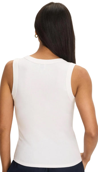 Perfect Rib Knit Studded Tee