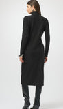 Sequined Sweater Turtleneck Dress