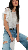 Lunar Ash Lace Top