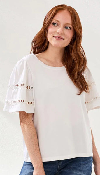 Flutter Sleeve Top