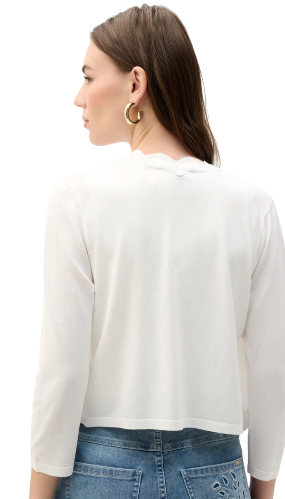 Knit Fitted Bolero Cardigan