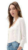 Knit Fitted Bolero Cardigan