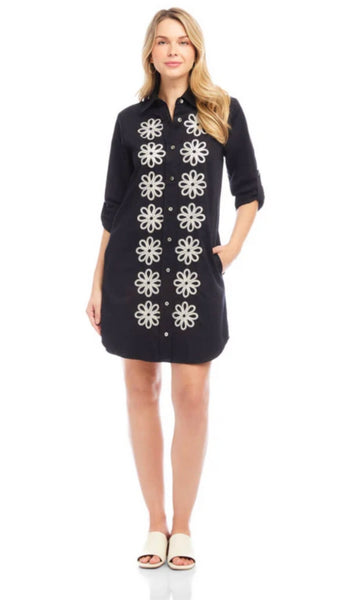 Roll Tab Shirtdress