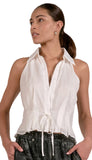 Collared Halter Top