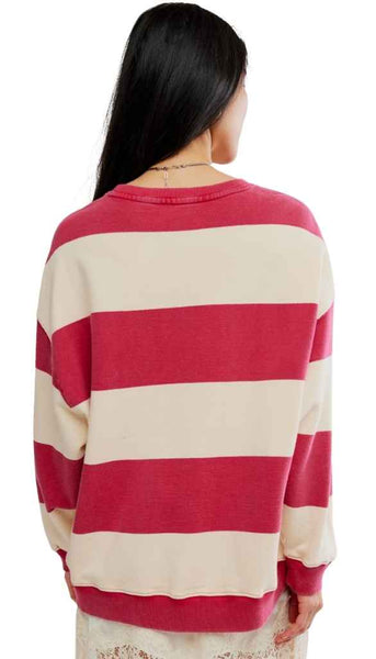 Classic Stripe Crew Wide