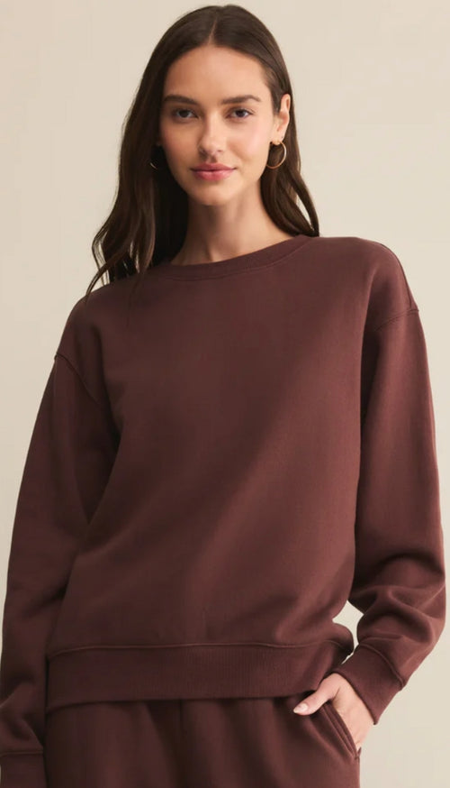 Boyfriend Cotton Sweatshirt