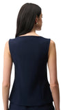 Fitted Vest With Front Zipper
