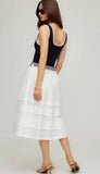 Thea Contrast Midi Dress