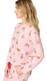 Long Sleeve Pj Top-Very Merry