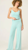 Solid Smocked Waist-Pointellee