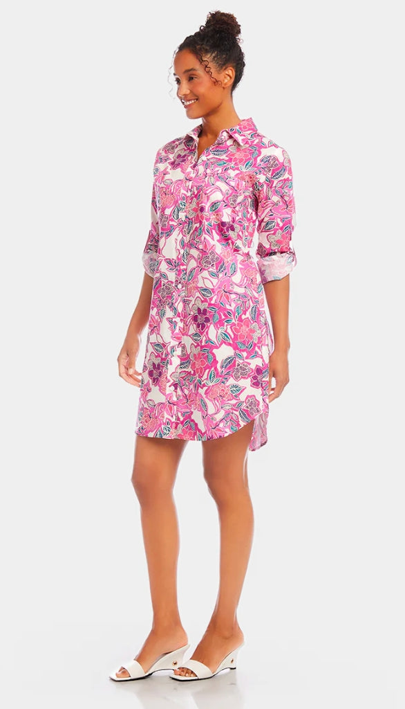 Floral Print Shirtdress