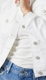 Samantha Denim Jacket - White