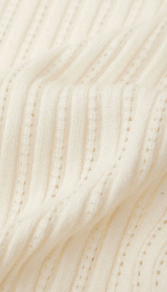 Tabitha Crochet Collar Long Sleeve Henley